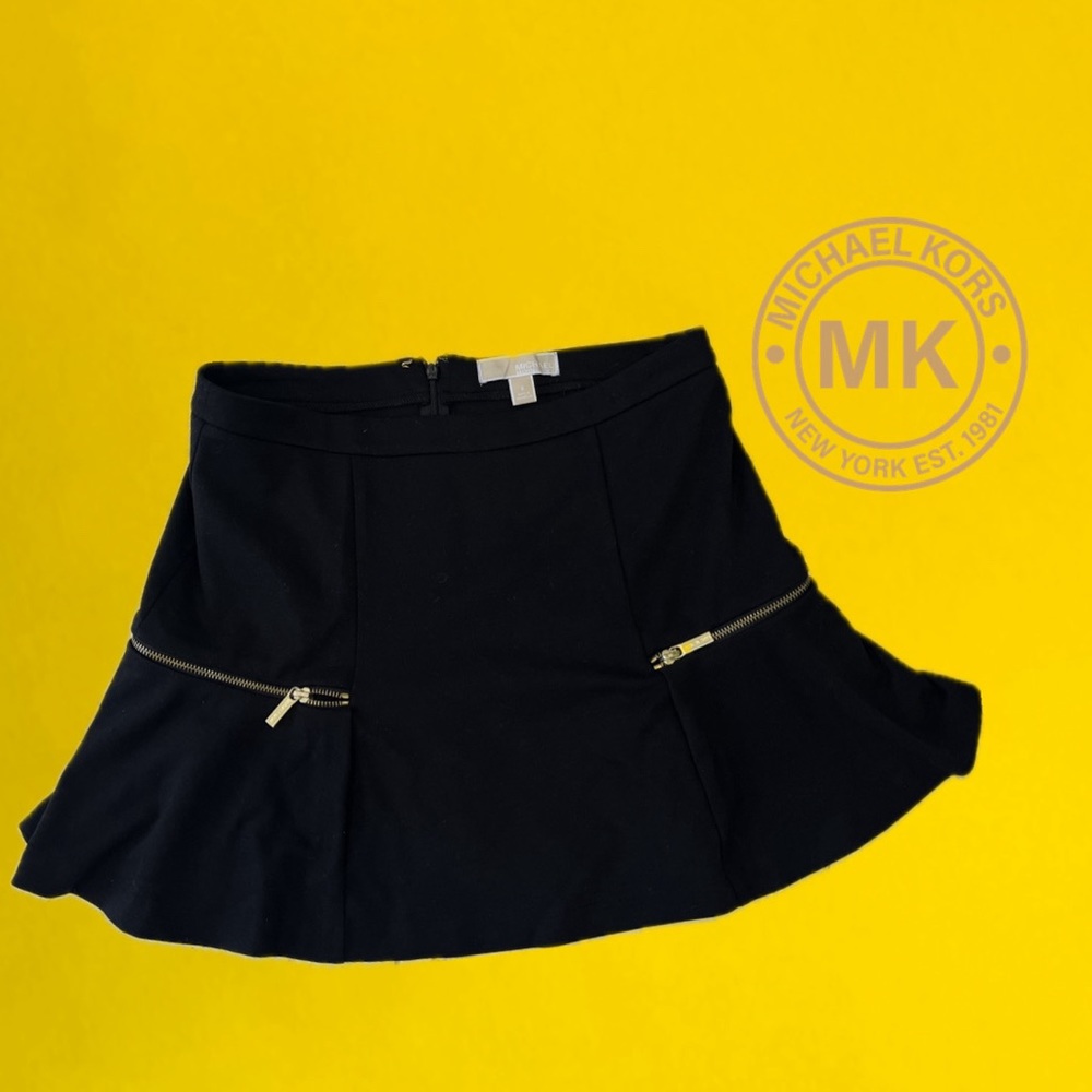 Michael Kors skirt black & gold women 8 size